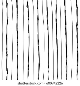 Vectorized ink black and white halftone texture/ Hand drawn lines with different density and incline/ Vertical scribble stripes/ Abstract background/ Vector design elements