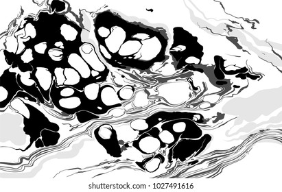 Vectorized ink marbling. Abstract artistic background.