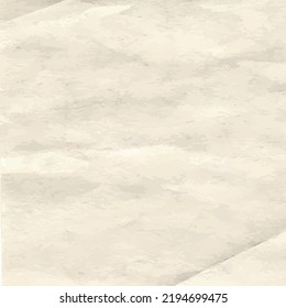 Vectorized paper texture, list, sheet, natural brown