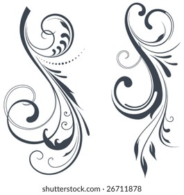 Vectorized Scroll Design Elements Can Be Stock Vector (Royalty Free ...