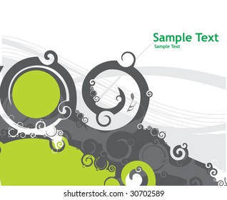 Vectorized Swirl Design. Elements