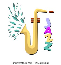 VectorJazz festival posters, flyers, banners, greeting cards template. Perfect for music events, jazz concerts. Vector flat illustration. Hand drawn