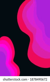 Vector,Liquid Wavy geometric background Trendy gradient shapes composition,Perfect For Simple Brochure Etc