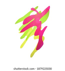Vector,Liquid Wavy geometric background Trendy gradient shapes composition,Perfect For Simple Brochure Etc