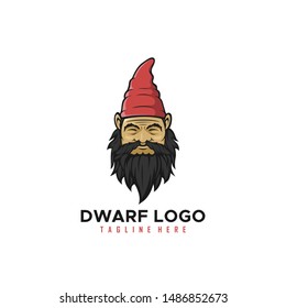 Vectorm Dwarf Logo Design tamplate 