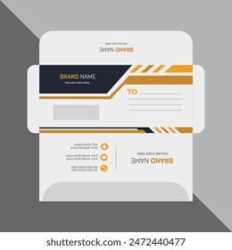 Vector-made envelope and postcard for any great business use.