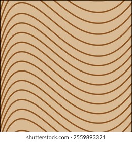 vector,Many wavy patterns in gray and brown, similar to the color of wood.