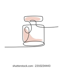 Vector.Perfume bottle.perfume, scent, Doodle,Hand Drawn,essence, perfumery, toiletry, Eau de Toilette, toilet water, bottle, vial, flask, aroma, flavor, fragrance, fashion, style, female, EPS 10.