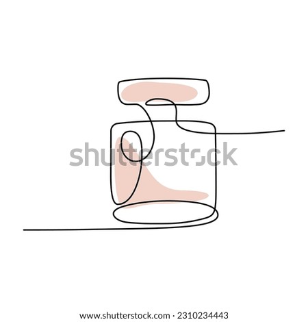 Vector.Perfume bottle.perfume, scent, Doodle,Hand Drawn,essence, perfumery, toiletry, Eau de Toilette, toilet water, bottle, vial, flask, aroma, flavor, fragrance, fashion, style, female, EPS 10.