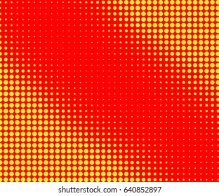 Vector,retro pop art style dotted background. Orange colored. Object for cartoon design