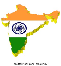 3,120 India map flag 3d Images, Stock Photos & Vectors | Shutterstock