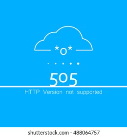 Vectors Abstract background 505 connection error