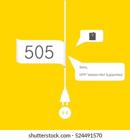 Vectors Abstract background 505 connection error