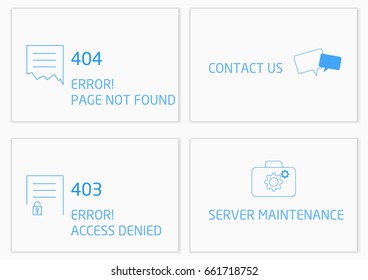 Vectors Abstract background connection error access website svg