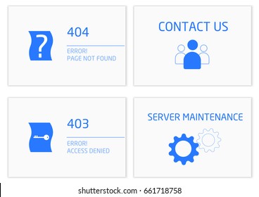 Vectors Abstract background connection error access website