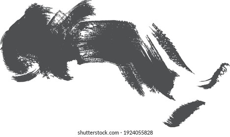 Vectors abstract brush touch images