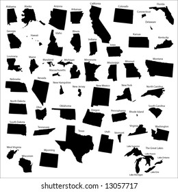 Vectors of all 50 States