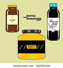 vectors of all types of bottles that are similar