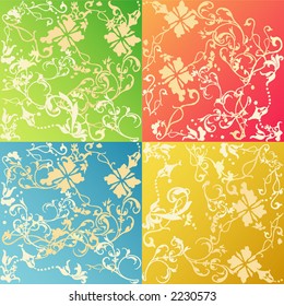 vectors asia style backgrounds