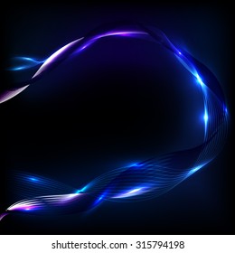 vectors background abstract blue line