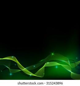 vectors background abstract line green