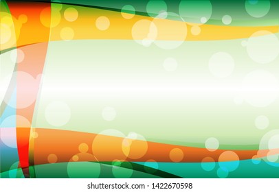 vectors Backgrounds of modern green bubble abstracts can be used for important events