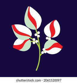 Vectors of beautiful plant parts from the environment
