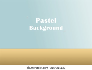 Vectors blank pastel wall studio room background.