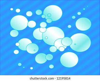 Vectors Bubbles Underwater