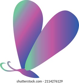 vectors, colorful butterfly drawings. illustrations.