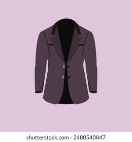 Vektorgrafiken Elegantes schwarzes Blazer-Design