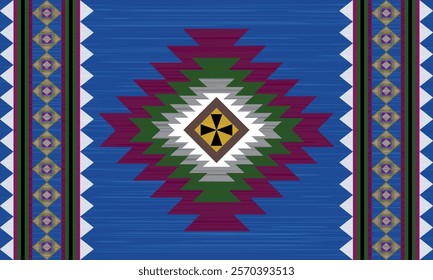 Vectors of ethnic pattern in tribal, folk embroidery abstract art.