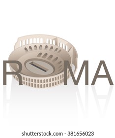  vectors of European monumental cities. 
COLOSSEO DI ROMA