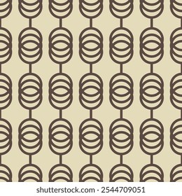 The vectors of Fabric pattern line drawing with 2 colors.