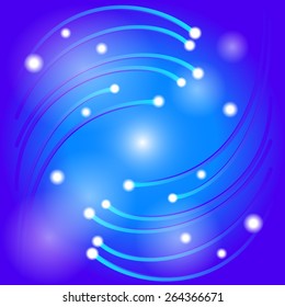 vectors fiber optical blue