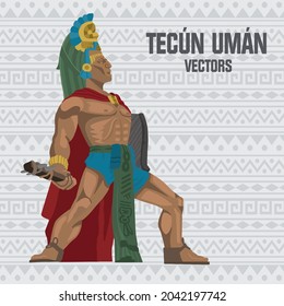 VECTORS. Tecún Umán: Guatemala National Hero, Guatemala National Symbol, Mayan Warrior, Legend