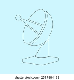 vectors illustration signal satellite dish