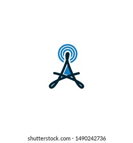 Vectors logo design unique, modern for Wireless or Hotspots