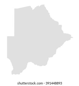 Vectors Map of Botswana 