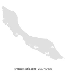 vectors map of Curaca