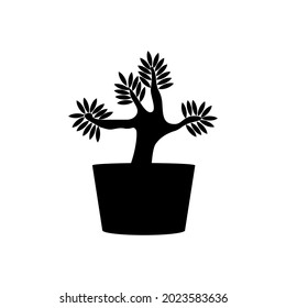 Vectors of plants with a white background. Can be used as decoration in design.