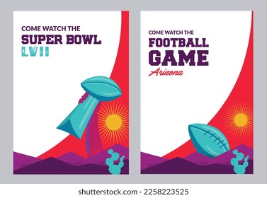 Super Bowl Sunday Banner Teams Gray Stock Vector (Royalty Free) 1907175673