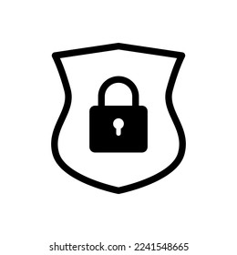 vectors of protection icons, padlocks, seals. on a white background