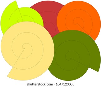 vectors of snail for wallpaper