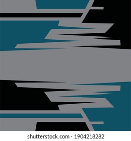 Vectors of Sport racing car wrap decal