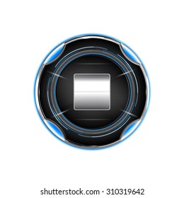 vectors technology icon button switcher stop