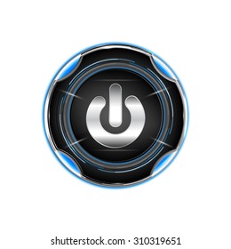 vectors technology icon button switcher power