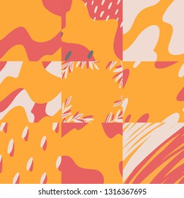Vectors trendy backgrounds. Vector design background. Modern design template. 