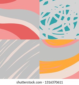 Vectors trendy backgrounds. Vector design background. Modern design template. Soft modern template for text in vector in yellow and grey colors. Vector image. Backgrounds for the page in social