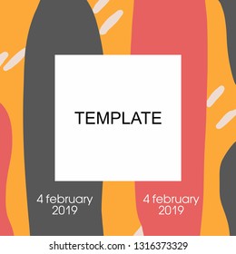 Vectors trendy backgrounds. Vector design background. Modern design template. Soft modern template for text in vector in yellow and grey colors. Vector image. Backgrounds for the page in social